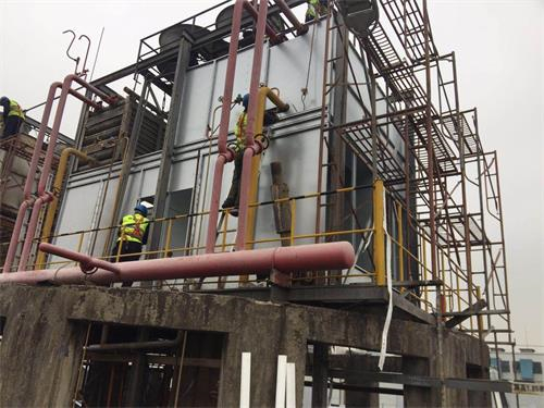 清遠冷卻塔填料更換安裝過程介紹(清遠冷卻塔塑料網
